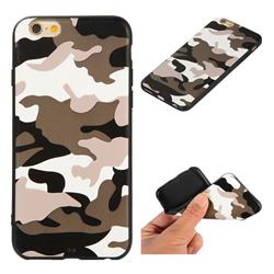 Camouflage Soft TPU Back Cover for iPhone 6s 6 6G(4.7 inch) - Black White
