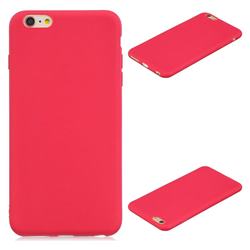 Candy Soft Silicone Protective Phone Case for iPhone 6s 6 6G(4.7 inch) - Red