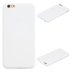 Candy Soft Silicone Protective Phone Case for iPhone 6s 6 6G(4.7 inch) - White