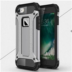 King Kong Armor Premium Shockproof Dual Layer Rugged Hard Cover for iPhone 6s 6 6G(4.7 inch) - Silver Grey