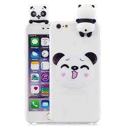 Smiley Panda Soft 3D Climbing Doll Soft Case for iPhone 6s 6 6G(4.7 inch)