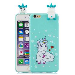 Heart Unicorn Soft 3D Climbing Doll Soft Case for iPhone 6s 6 6G(4.7 inch)