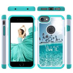 Sea and Tree Shock Absorbing Hybrid Defender Rugged Phone Case Cover for iPhone 6s 6 6G(4.7 inch)