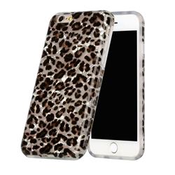 Leopard Shell Pattern Glossy Rubber Silicone Protective Case Cover for iPhone 6s 6 6G(4.7 inch)