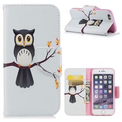 Owl on Tree Leather Wallet Case for iPhone 6s 6 6G(4.7 inch)