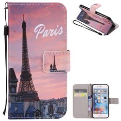 Paris Eiffel Tower PU Leather Wallet Case for iPhone 6s 6 6G(4.7 inch)