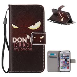 Angry Eyes PU Leather Wallet Case for iPhone 6s 6 6G(4.7 inch)