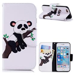Tree Panda Leather Wallet Case for iPhone 6s 6 6G(4.7 inch)
