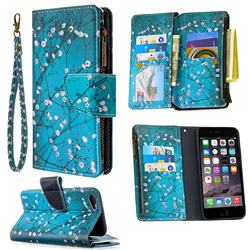 Blue Plum Binfen Color BF03 Retro Zipper Leather Wallet Phone Case for iPhone 6s 6 6G(4.7 inch)