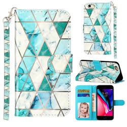 Stitching Marble 3D Leather Phone Holster Wallet Case for iPhone 6s 6 6G(4.7 inch)