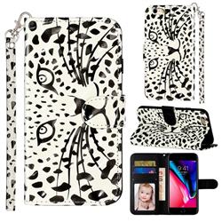 Leopard Panther 3D Leather Phone Holster Wallet Case for iPhone 6s 6 6G(4.7 inch)