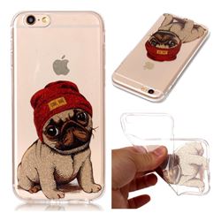 Pugs Dog Super Clear Flash Powder Shiny Soft TPU Back Cover for iPhone 6s Plus / 6 Plus 6P(5.5 inch)