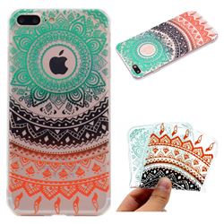 Tribe Flower Super Clear Soft TPU Back Cover for iPhone 6s Plus / 6 Plus 6P(5.5 inch)