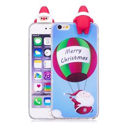 Balloon Santa Claus Soft 3D Climbing Doll Soft Case for iPhone 6s Plus / 6 Plus 6P(5.5 inch)