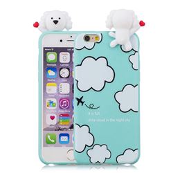 Cute Cloud Girl Soft 3D Climbing Doll Soft Case for iPhone 6s Plus / 6 Plus 6P(5.5 inch)