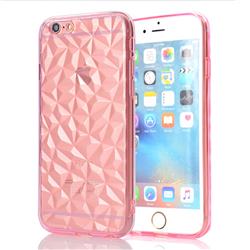 Diamond Pattern Shining Soft TPU Phone Back Cover for iPhone 6s Plus / 6 Plus 6P(5.5 inch) - Pink