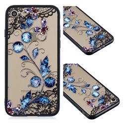 Butterfly Lace Diamond Flower Soft TPU Back Cover for iPhone 6s Plus / 6 Plus 6P(5.5 inch)
