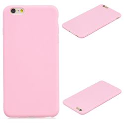 Candy Soft Silicone Protective Phone Case for iPhone 6s Plus / 6 Plus 6P(5.5 inch) - Dark Pink