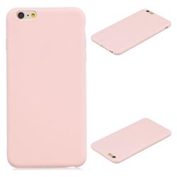 Candy Soft Silicone Protective Phone Case for iPhone 6s Plus / 6 Plus 6P(5.5 inch) - Light Pink