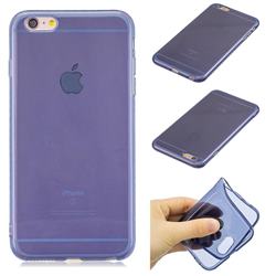 Transparent Jelly Mobile Phone Case for iPhone 6s Plus / 6 Plus 6P(5.5 inch) - Dark Blue
