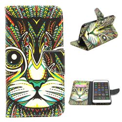 Cat Leather Wallet Case for iPhone 6 Plus (5.5 inch)