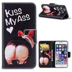 Lovely Pig Ass Leather Wallet Case for iPhone 6s Plus / 6 Plus 6P(5.5 inch)