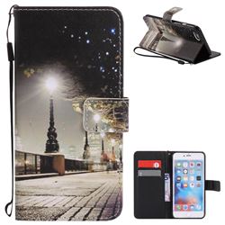 City Night View PU Leather Wallet Case for iPhone 6s Plus / 6 Plus 6P(5.5 inch)
