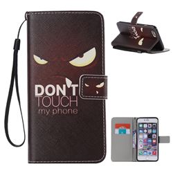 Angry Eyes PU Leather Wallet Case for iPhone 6s Plus / 6 Plus 6P(5.5 inch)