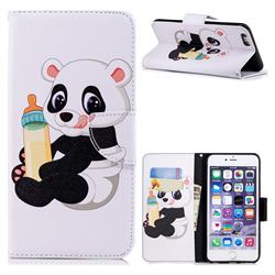 Baby Panda Leather Wallet Case for iPhone 6s Plus / 6 Plus 6P(5.5 inch)