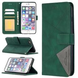 Binfen Color BF05 Prismatic Slim Wallet Flip Cover for iPhone 6s Plus / 6 Plus 6P(5.5 inch) - Green