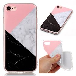 Tricolor Soft TPU Marble Pattern Case for iPhone 8 / 7 8G 7G (4.7 inch)
