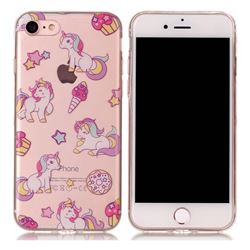 Unicorn Super Clear Soft TPU Back Cover for iPhone 8 / 7 8G 7G(4.7 inch)