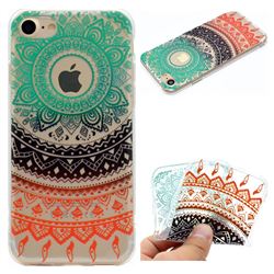 Tribe Flower Super Clear Soft TPU Back Cover for iPhone 8 / 7 (4.7 inch)