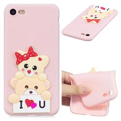 Love Bear Soft 3D Silicone Case for iPhone 8 / 7 (4.7 inch)
