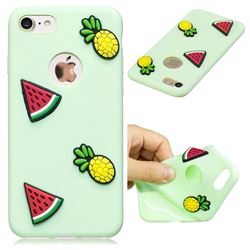 Watermelon Pineapple Soft 3D Silicone Case for iPhone 8 / 7 (4.7 inch)