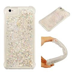 Dynamic Liquid Glitter Sand Quicksand Star TPU Case for iPhone 8 / 7 (4.7 inch) - Pink