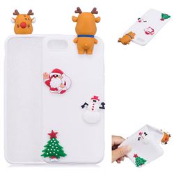 White Elk Christmas Xmax Soft 3D Silicone Case for iPhone 8 / 7 (4.7 inch)