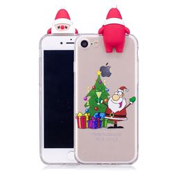 Christmas Spree Soft 3D Climbing Doll Soft Case for iPhone 8 / 7 (4.7 inch)