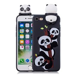 Ascended Panda Soft 3D Climbing Doll Soft Case for iPhone 8 / 7 (4.7 inch)