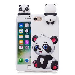Panda Girl Soft 3D Climbing Doll Soft Case for iPhone 8 / 7 (4.7 inch)