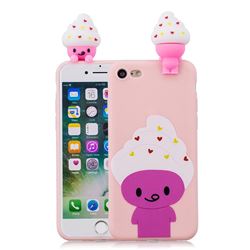 Ice Cream Man Soft 3D Climbing Doll Soft Case for iPhone 8 / 7 (4.7 inch)