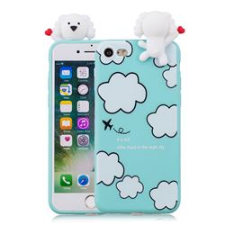Cute Cloud Girl Soft 3D Climbing Doll Soft Case for iPhone 8 / 7 (4.7 inch)
