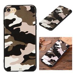 Camouflage Soft TPU Back Cover for iPhone 8 / 7 (4.7 inch) - Black White