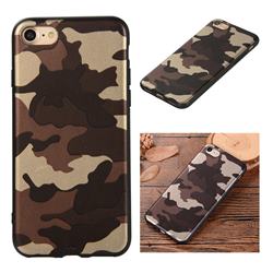 Camouflage Soft TPU Back Cover for iPhone 8 / 7 (4.7 inch) - Gold Coffee