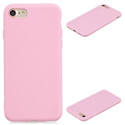 Candy Soft Silicone Protective Phone Case for iPhone 8 / 7 (4.7 inch) - Dark Pink