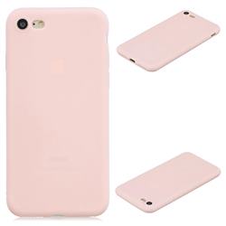 Candy Soft Silicone Protective Phone Case for iPhone 8 / 7 (4.7 inch) - Light Pink