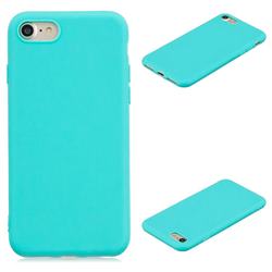 Candy Soft Silicone Protective Phone Case for iPhone 8 / 7 (4.7 inch) - Light Blue