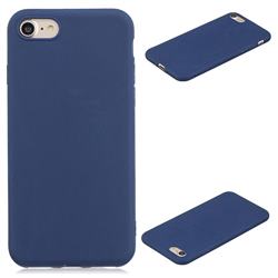 Candy Soft Silicone Protective Phone Case for iPhone 8 / 7 (4.7 inch) - Dark Blue