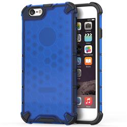 Honeycomb TPU + PC Hybrid Armor Shockproof Case Cover for iPhone 8 / 7 (4.7 inch) - Blue