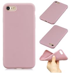 Candy Soft Silicone Phone Case for iPhone 8 / 7 (4.7 inch) - Lotus Pink